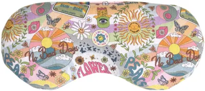 Produktbild von Bio-Bio Augenkissen "Flower-Power" - Kühlmaske & Kühlkissen für die Augen. Die natürliche Alternative zur Gel-Augenmaske - Leinsamenkissen
