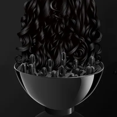 Produktbild von Universeller Kammaufsatz und Diffusor für Haartrockner zum Haarstyling