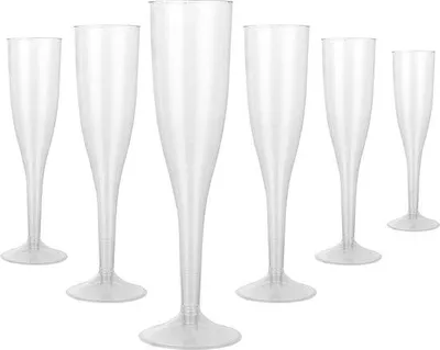 Produktbild von Famanu Champagnergläser 190 ml - Transparent, 90 Stück