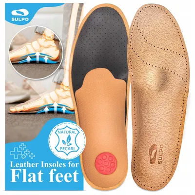 Produktbild von Sulpo Leder Orthopädische Einlegesohlen für Fußgewölbe 42