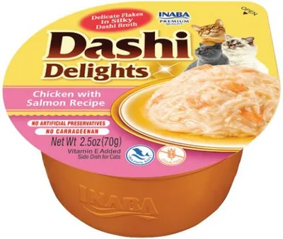 Immagine prodotto di Churu Cat CIAO Dashi pollo con salmone 70g