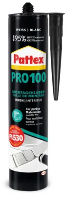 Produktbild von PATTEX PRO100 Dispersionskleber Weiß 400 g