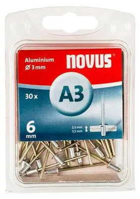 Zdjęcie produktu dla Nity Rozporowe 3X6 Mm Novus 30 Szt.