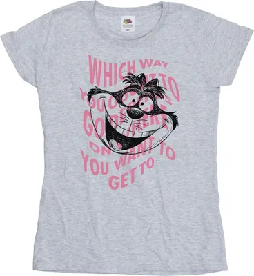 Produktbild von Disney - "Alice in Wonderland" T-Shirt für Damen BI6923 (L) (Grau)