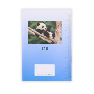 Produktbild von Schulheft A5, 10 Linien, 60 g/m² holzfreies Papier, Naturmotive