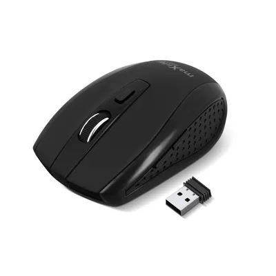 Obrázok produktu pre Bezdrôtová myš v čiernej farbe 800/1000/1600 DPI so 6 tlačidlami a USB prijímačom