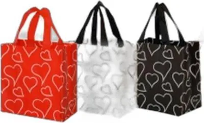 Obrázok produktu pre Nákupná taška Frasco 10 l formát A5 s motívom srdiečok