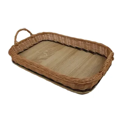 Produktbild von Rechteckige Tablett mit Griffen 40x28x11 cm