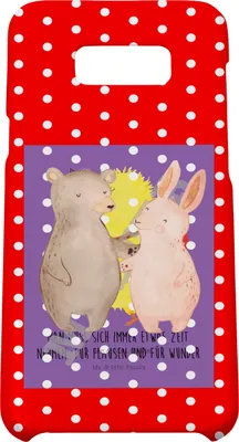 Produktbild von Mr. & Mrs. Panda Samsung Galaxy S8 plus Handyhülle  Bär und Hase Umarmen - Weiß - Geschenk, Hülle, Cover, für Immer, Handy, Freund, Best Friends, Case