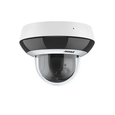 Produktbild von IP-Sicherheitskamera, 4MP Auflösung, Nachtsicht bis zu 20 m, 4-facher optischer Zoom, 110° Sichtwinkel, PoE-betrieben