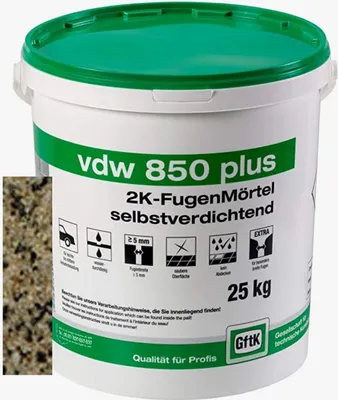 Produktbild von VDW 850 Plus Fugenmörtel, Steingrau, 25 Kg