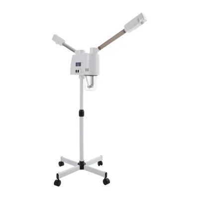 Image de Sauna facial Vaporisateur Vaporisateur à vapeur Appareil à vapeur pour institut de beauté Double tubeFroid&chaud