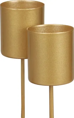 Produktbild von Elegante Kerzenhalter mit Dorn für Adventskranz und Tischdeko, 4 Stück