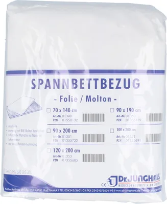 Obrázok produktu pre MOLTON SPANNBETTBEZUg 90X200CM M.FOIL, 1 St