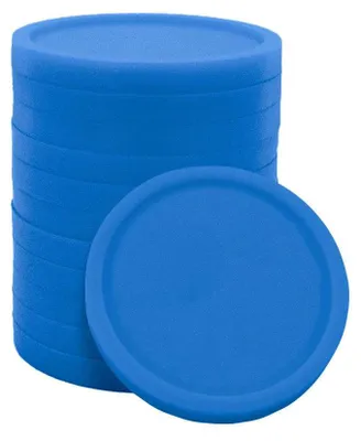 Image de Petits jetons CombiCraft vierges bleus – diamètre de 23 mm – 100 pièces