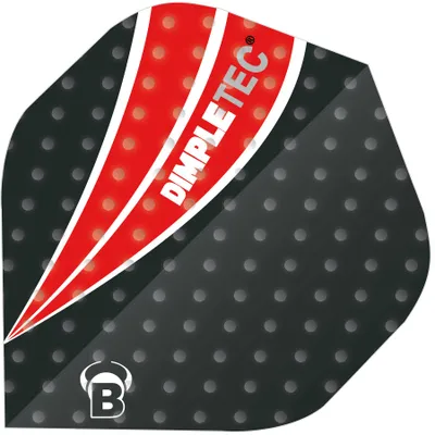 Produktbild von BULL'S Dimpletec Black Flights - A-Standard -- 1 Satz
