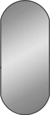 Obrázok produktu pre vidaXL Nástenné zrkadlo čierne 70x30 cm oválne