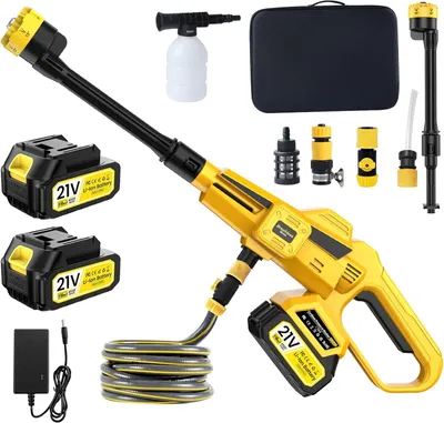 Image de Nettoyeur haute pression sans fil – 45 bars – Moteur sans balais – 2 batteries – Pulvérisateur électrique mobile