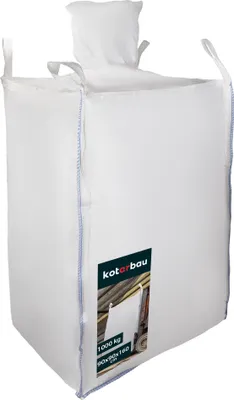 Produktbild von KOTARBAU® Big Bag Säcke 90x90x160cm Gartenabfallsack Stabil Oberem und Unterrem Trichter 1000kg PP Schwerlastsack Gartenabfallsäcke Gartentasche Abfallsäcke Schuttsäcke Bauschuttsäcke Garten Zubehör