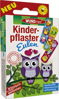 Produktbild von WUNDMED Kinderpflaster 10er Eule