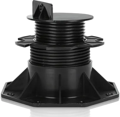Immagine prodotto di Eikuavons: Supporti regolabili in altezza per pavimentazioni, confezione da 50 pezzi. Piedini regolabili da 60 a 140 mm. Supporti per pavimentazioni, ideali per la struttura di terrazze in legno, WPC (legno-plastica) e pietra