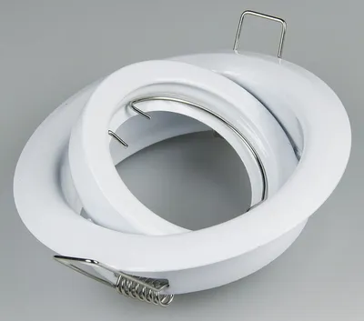 Zdjęcie produktu dla Reflektor sufitowy do zabudowy ChiliTec SR90 biały, obrotowy, Ø98 mm, do lamp 50 mm