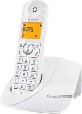 Zdjęcie produktu dla Bezprzewodowy telefon stacjonarny Alcatel F370 Biały