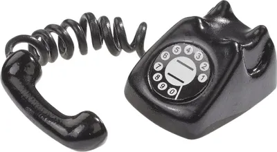 Produktbild von HobbyFun Telefon, Materialien für Kunst-/Bastelset für Kinder, Schwarz, 17 mm, 1 Stück(e)
