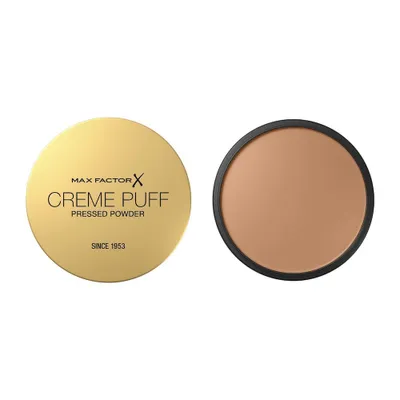 Productafbeelding van Max Factor Crème Puff, Geschikt voor elk huidtype, Geschikt voor gebruinde huid, Diepbeige, Verpakking, Geperst poeder, Mat
