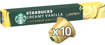 Produktbild von Starbucks Nespresso Kapseln Creamy Vanilla 51g, 10 Kapseln, Vanillegeschmack