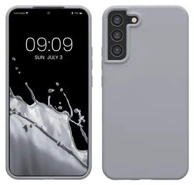 Produktbild von kwmobile Handyhülle für Samsung Galaxy S22 Plus Hülle - Case Silikon - Kabelloses Laden - Schutzhülle Cover in Grau