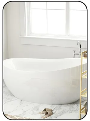 Image de Miroir de salle de bain - Miroir mural - 50 x 70 cm - Verre - Cadre en métal - Noir