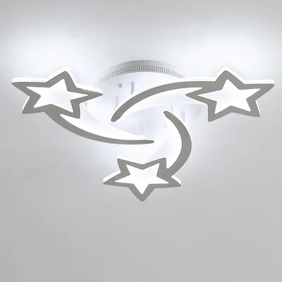 Produktbild von Osairous LED-Deckenleuchte, kreative Sternformen Lampe Wohnzimmer, 38W 3420LM De