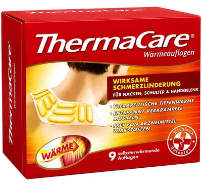 Produktbild von THERMACARE Nacken/Schulter Auflagen z.Schmerzlind. 9St PZN 10079273