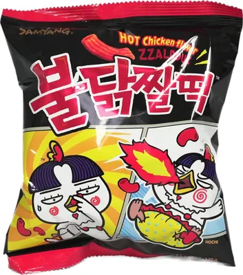Produktbild von Samyang Zzaldduk Hot Chicken Snack 120g
