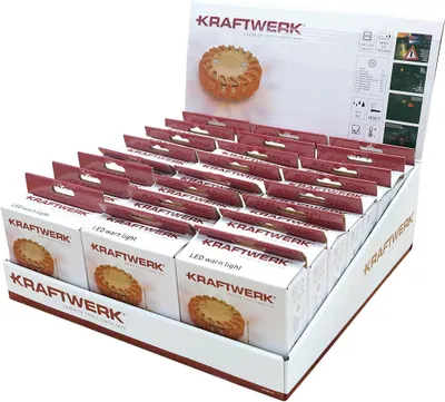 Zdjęcie produktu dla Wyświetlacz z lampką ostrzegawczą LED 702.000.001, 24 szt