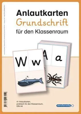 Produktbild von Anlautkarten Grundschrift für den Klassenraum