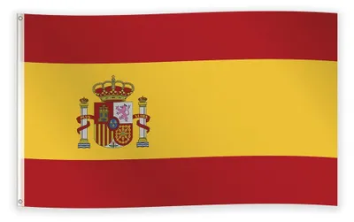Produktbild von Spanien Länderflagge aus Stoff 90x150cm