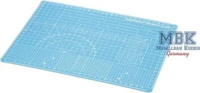 Image de Tapis de découpe Tamiya Alpha A4 bleu