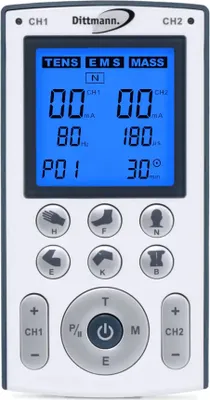 Produktbild von Dittmann 3in1 Tens Massagegerät TEN250 Elektrotherapie Entspannung Therapie.
