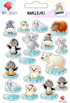 Produktbild von Kinderaufkleber Set "Pinguine" –  Poland