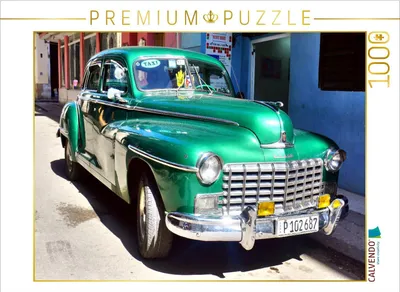 Produktbild von CALVENDO Puzzle US-Oldtimer der Marke Dodge in Havanna | 1000 Teile Lege-Größe 64x48cm Foto-Puzzle für glückliche Stunden