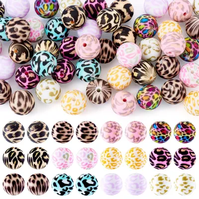 Image de Omgoods - 48 perles en silicone pour la création de bijoux artisanaux