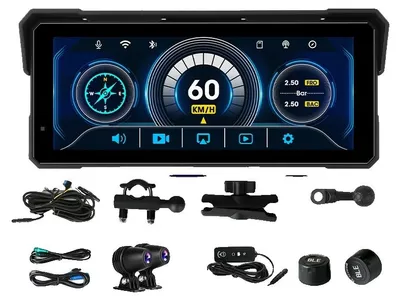 Obrázek produktu pro GPS navigace, 4K DVR, vodotěsná, 8.1 DVR GPS TPMS-a, Ne