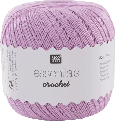 Produktbild von Rico Design Essentials Crochet, 50 g Flieder