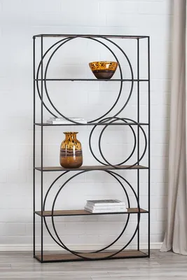 Image de Gilde Regal, "Circle", Metall, braun, VE 1, L. 30 cm, B. 100 cm, H. 200 cm 68776 4063387687765