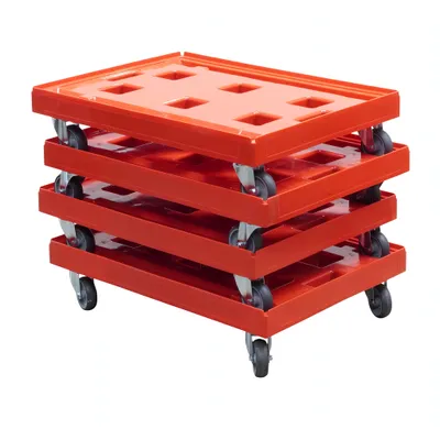 Produktbild von 4 Stück Transportroller 800 x 600 mm Gigant Typ B - 4 Lenkrollen