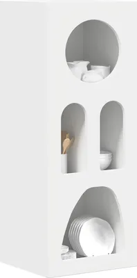Zdjęcie produktu dla vidaXL Kredens biały 40 x 35 x 100,5 cm Materiał drewnopochodny