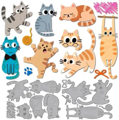Immagine prodotto di Strumento per tagliare plastica - Set di taglio - Scrapbooking - Fai da te - Decorazione - Set da 2 pezzi - 144x110mm / 134x110mm - Taglierino