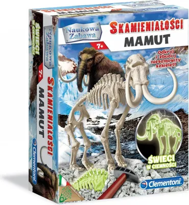 Zdjęcie produktu dla Clementoni Naukowa Zabawa Skamieniaaozci Mamut Dinozaur - 60890